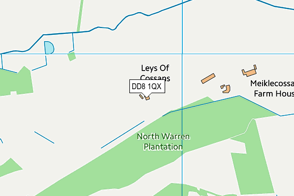 DD8 1QX map - OS VectorMap District (Ordnance Survey)