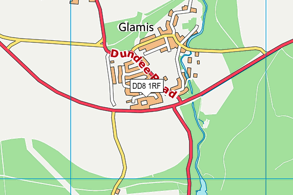 DD8 1RF map - OS VectorMap District (Ordnance Survey)