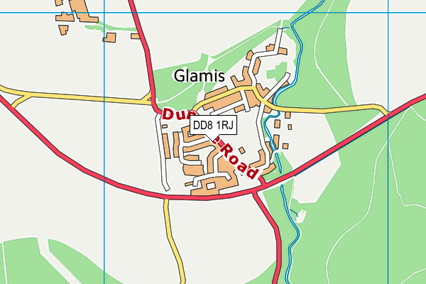DD8 1RJ map - OS VectorMap District (Ordnance Survey)