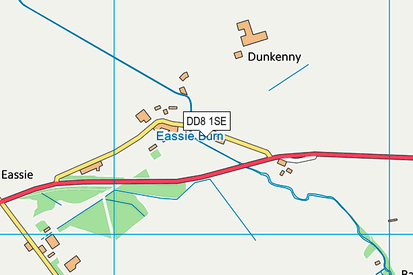 DD8 1SE map - OS VectorMap District (Ordnance Survey)