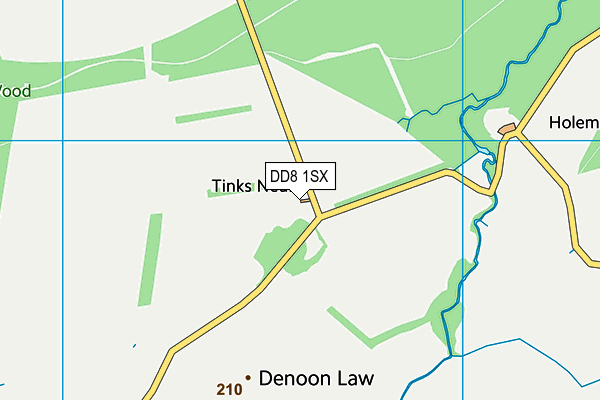 DD8 1SX map - OS VectorMap District (Ordnance Survey)