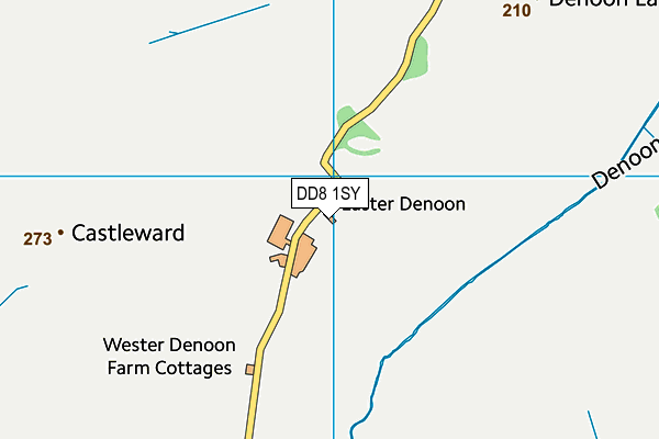 DD8 1SY map - OS VectorMap District (Ordnance Survey)