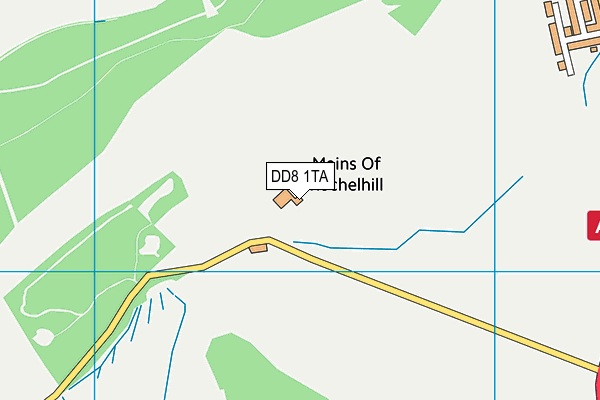 DD8 1TA map - OS VectorMap District (Ordnance Survey)