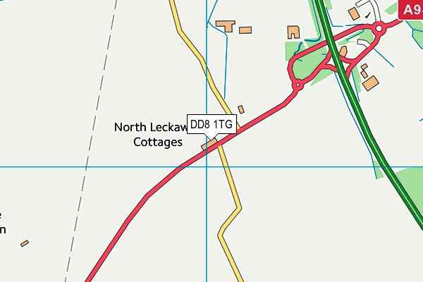 DD8 1TG map - OS VectorMap District (Ordnance Survey)