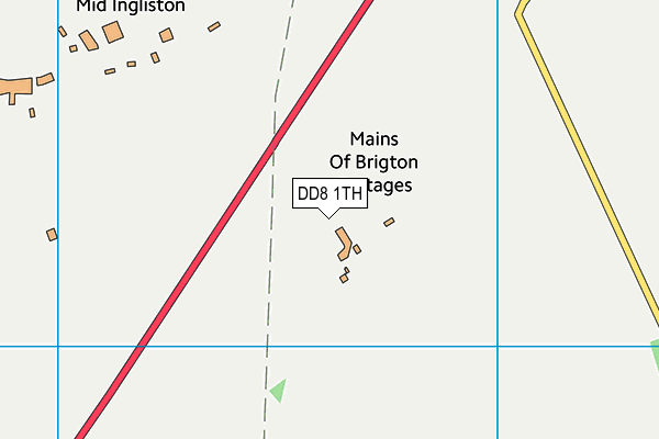 DD8 1TH map - OS VectorMap District (Ordnance Survey)