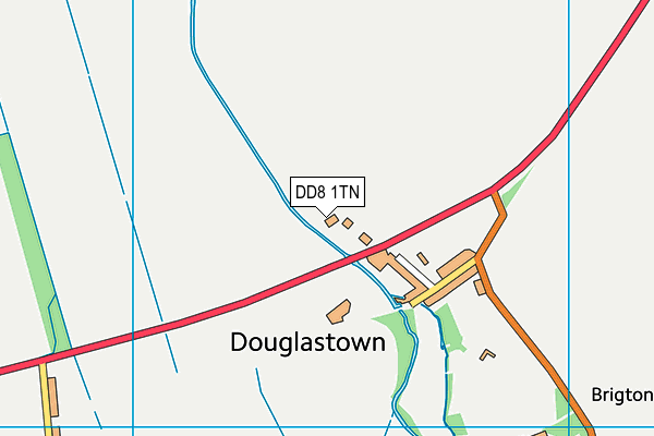 DD8 1TN map - OS VectorMap District (Ordnance Survey)
