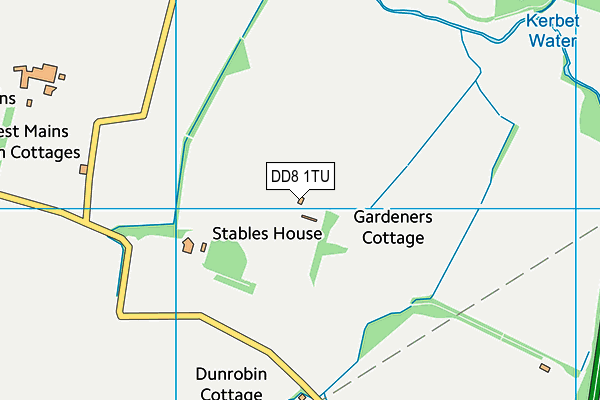 DD8 1TU map - OS VectorMap District (Ordnance Survey)