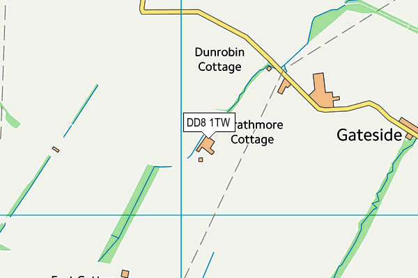 DD8 1TW map - OS VectorMap District (Ordnance Survey)