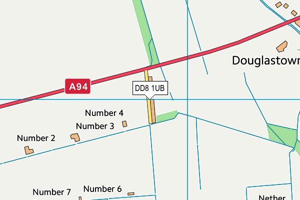 DD8 1UB map - OS VectorMap District (Ordnance Survey)