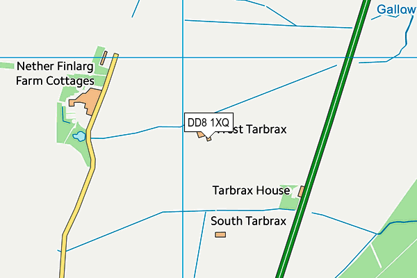 DD8 1XQ map - OS VectorMap District (Ordnance Survey)