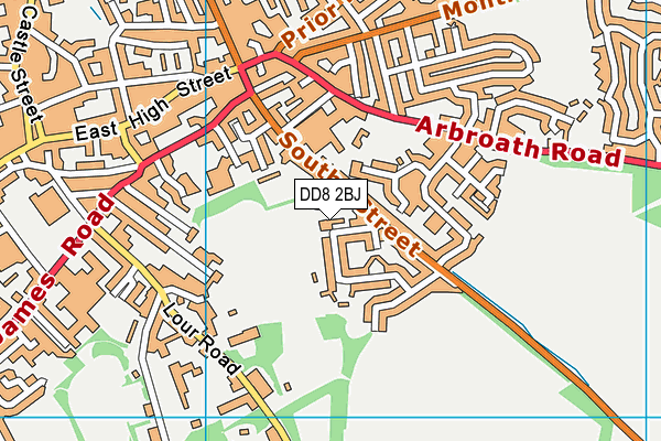 DD8 2BJ map - OS VectorMap District (Ordnance Survey)
