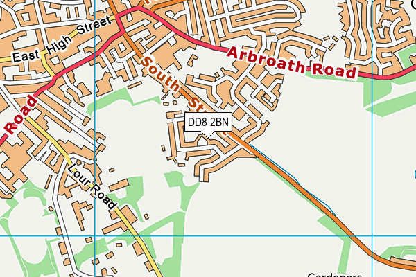 DD8 2BN map - OS VectorMap District (Ordnance Survey)