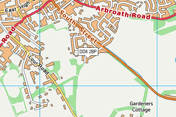 DD8 2BP map - OS VectorMap District (Ordnance Survey)