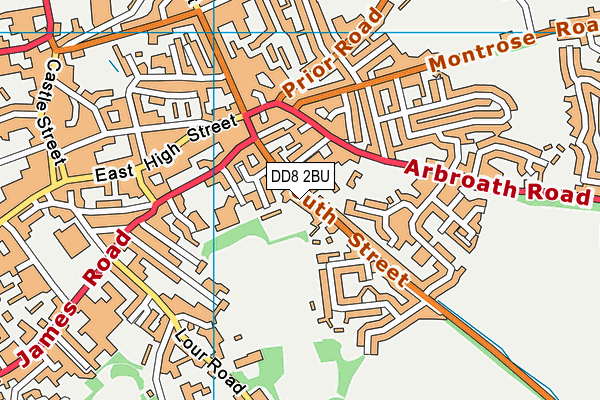 DD8 2BU map - OS VectorMap District (Ordnance Survey)