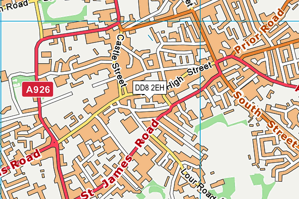 DD8 2EH map - OS VectorMap District (Ordnance Survey)
