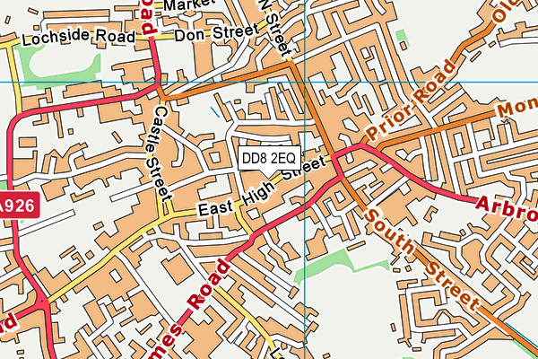 DD8 2EQ map - OS VectorMap District (Ordnance Survey)