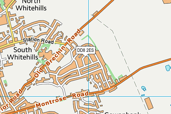 DD8 2ES map - OS VectorMap District (Ordnance Survey)