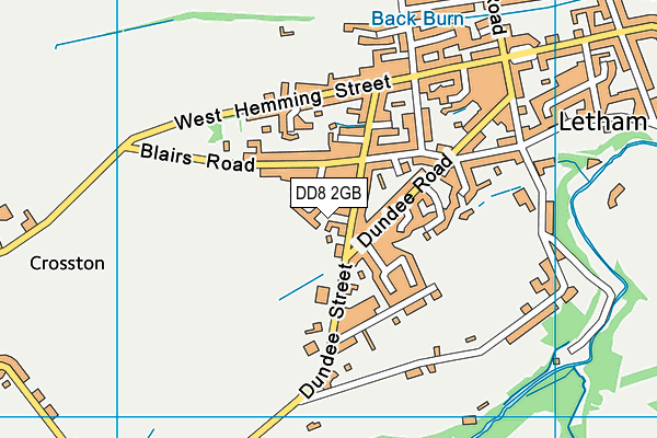 DD8 2GB map - OS VectorMap District (Ordnance Survey)