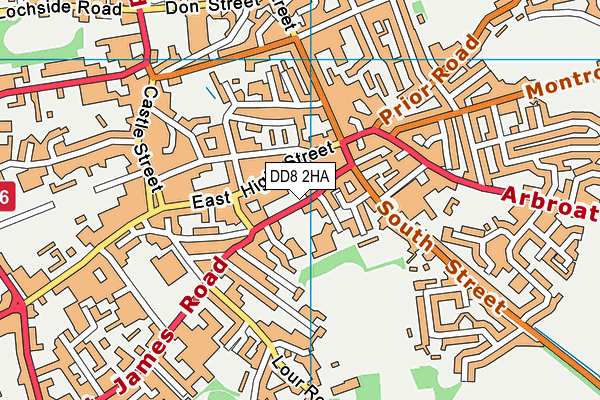 DD8 2HA map - OS VectorMap District (Ordnance Survey)