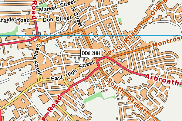 DD8 2HH map - OS VectorMap District (Ordnance Survey)