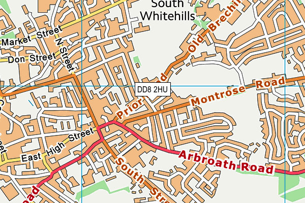 DD8 2HU map - OS VectorMap District (Ordnance Survey)