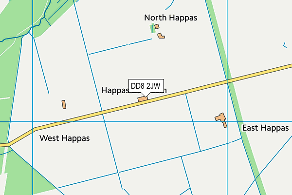DD8 2JW map - OS VectorMap District (Ordnance Survey)