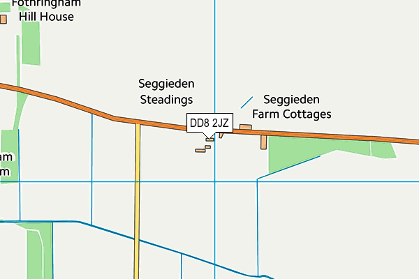 DD8 2JZ map - OS VectorMap District (Ordnance Survey)