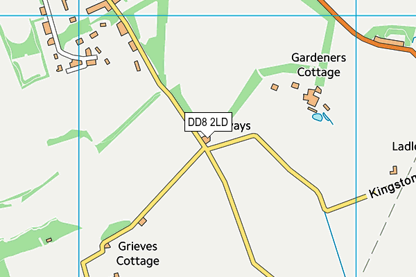 DD8 2LD map - OS VectorMap District (Ordnance Survey)