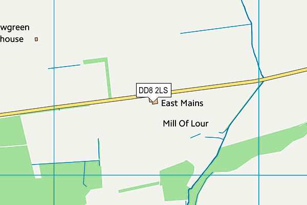 DD8 2LS map - OS VectorMap District (Ordnance Survey)