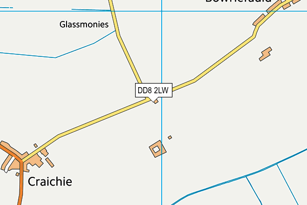DD8 2LW map - OS VectorMap District (Ordnance Survey)