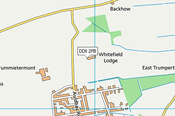 DD8 2PB map - OS VectorMap District (Ordnance Survey)