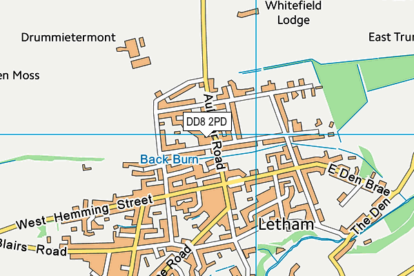 DD8 2PD map - OS VectorMap District (Ordnance Survey)