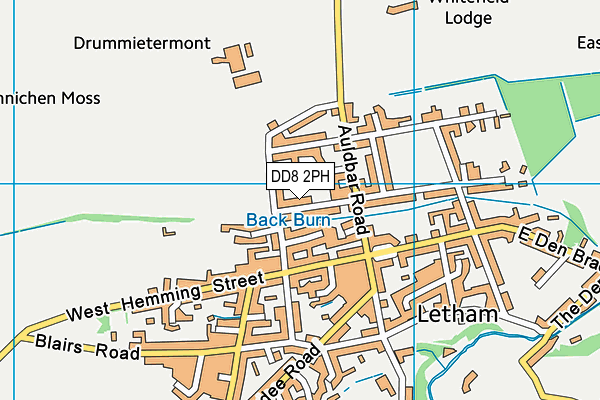 DD8 2PH map - OS VectorMap District (Ordnance Survey)