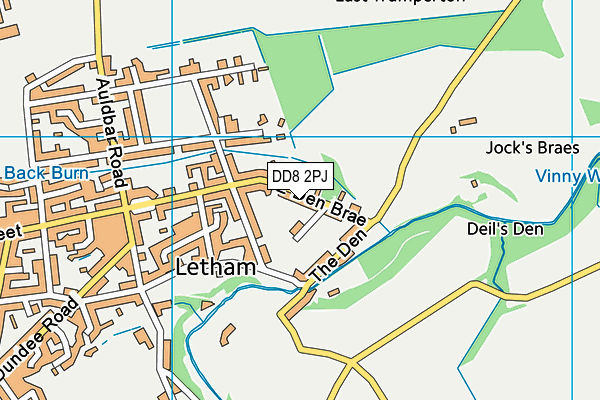 DD8 2PJ map - OS VectorMap District (Ordnance Survey)