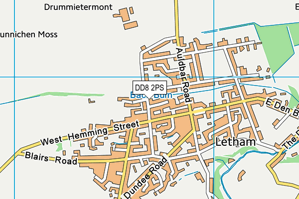 DD8 2PS map - OS VectorMap District (Ordnance Survey)