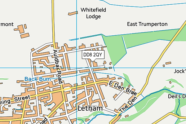 DD8 2QY map - OS VectorMap District (Ordnance Survey)