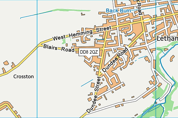 DD8 2QZ map - OS VectorMap District (Ordnance Survey)
