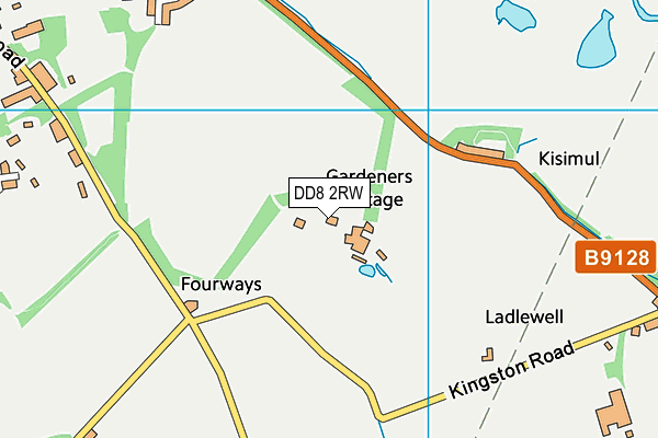 DD8 2RW map - OS VectorMap District (Ordnance Survey)
