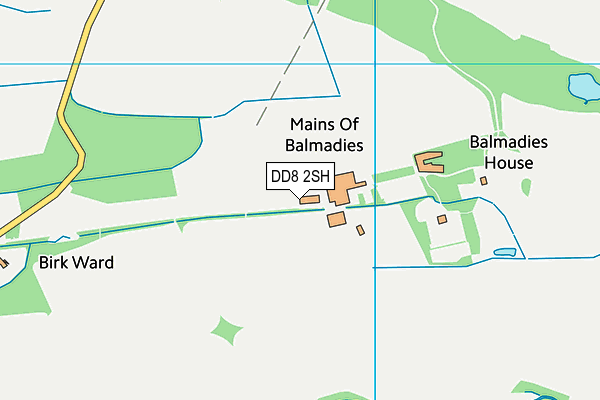 DD8 2SH map - OS VectorMap District (Ordnance Survey)