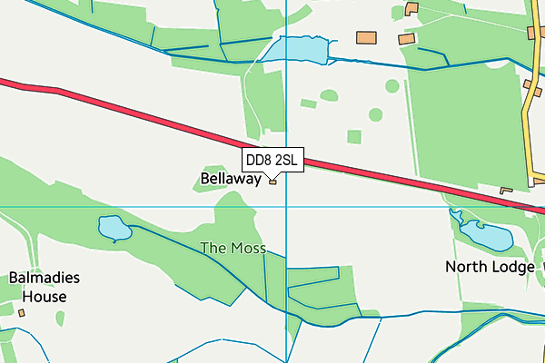 DD8 2SL map - OS VectorMap District (Ordnance Survey)