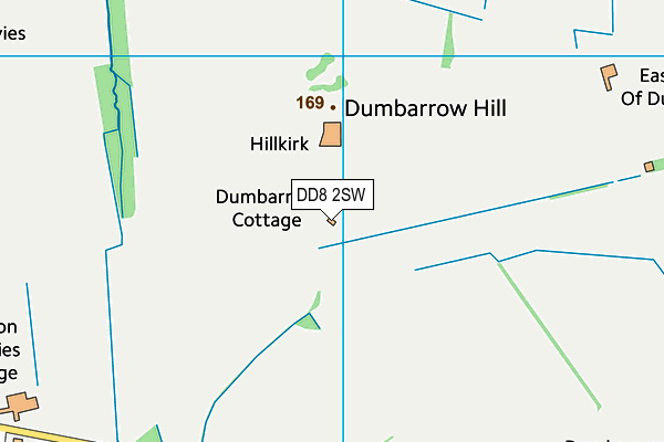 DD8 2SW map - OS VectorMap District (Ordnance Survey)
