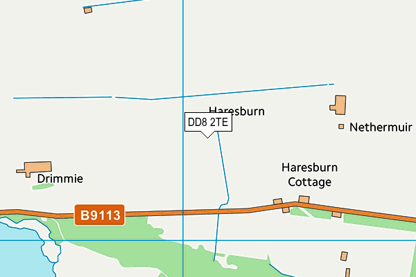 DD8 2TE map - OS VectorMap District (Ordnance Survey)