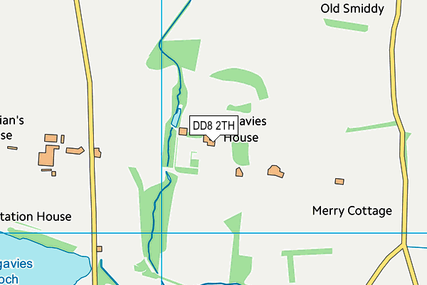 DD8 2TH map - OS VectorMap District (Ordnance Survey)