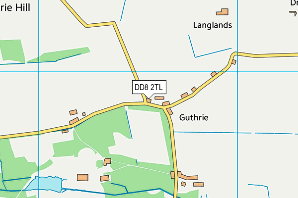 DD8 2TL map - OS VectorMap District (Ordnance Survey)