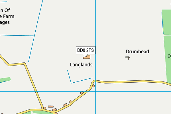 DD8 2TS map - OS VectorMap District (Ordnance Survey)