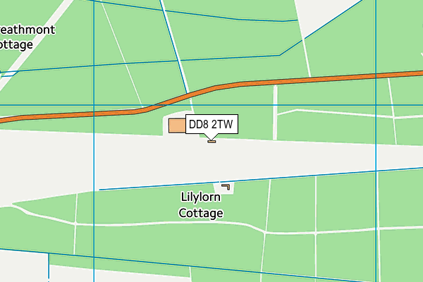 DD8 2TW map - OS VectorMap District (Ordnance Survey)