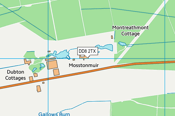 DD8 2TX map - OS VectorMap District (Ordnance Survey)