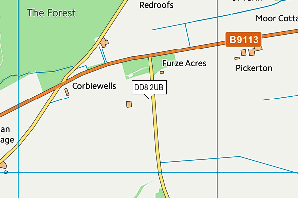 DD8 2UB map - OS VectorMap District (Ordnance Survey)