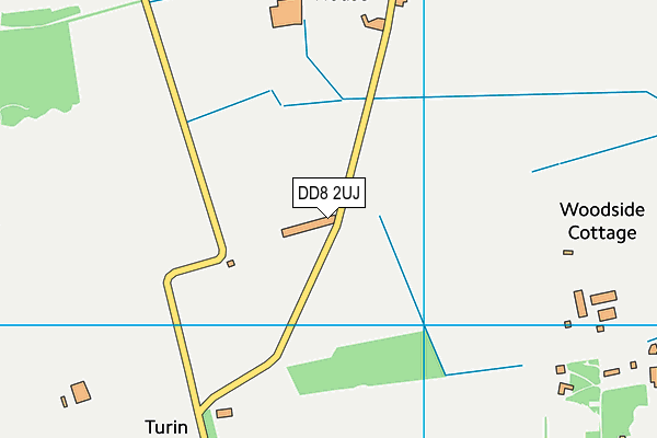 DD8 2UJ map - OS VectorMap District (Ordnance Survey)