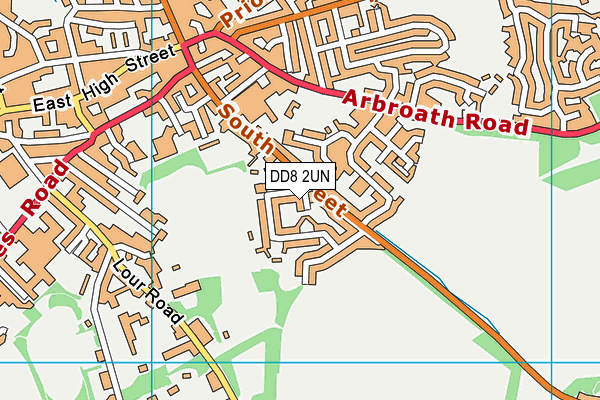 DD8 2UN map - OS VectorMap District (Ordnance Survey)
